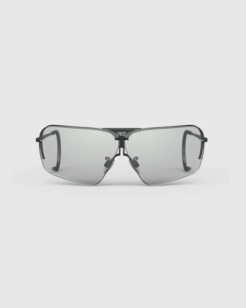 Ranger Edge Frame | Matte Black sunglasses with sleek design, adjustable nose bridge, and angular lenses for fog prevention, featuring CombatCoat™ Cerakote finish for durability.