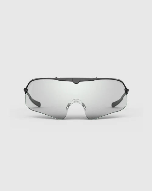 Ranger Falcon Pro Frame | Black safety glasses with sporty lens shape, soft silicone nose pads, and CombatCoat™ finish for enhanced durability and expanded field of view.