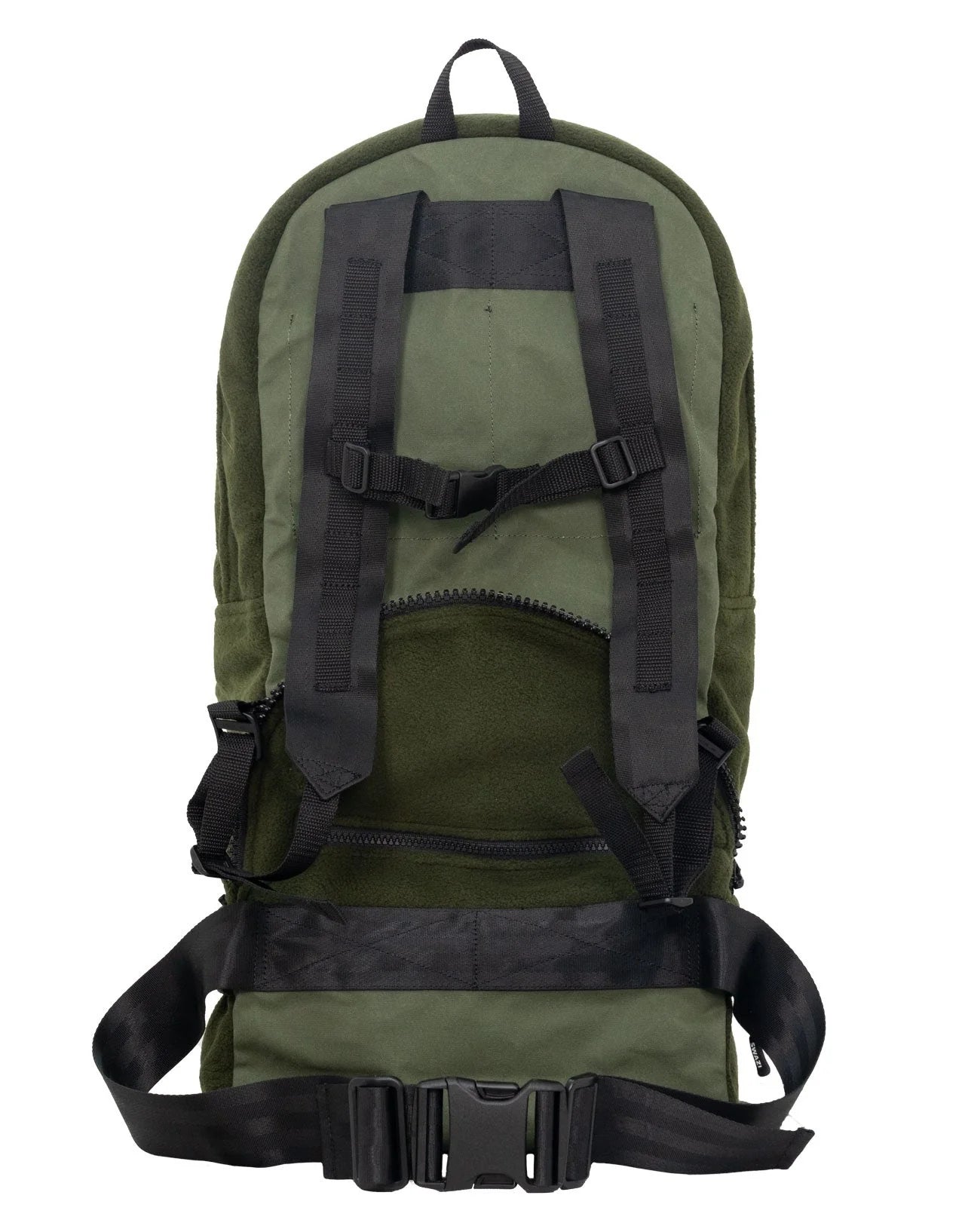 Swazi Two Compartment Buffalo Bag | 33L, featuring black straps, durable design, two main compartments, and a black buckle for enhanced utility and comfort.