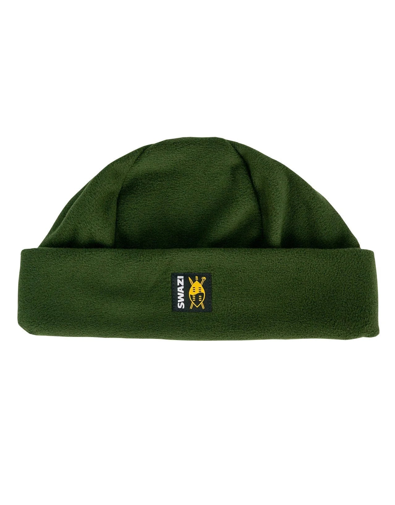 Swazi Hasbeanie | Classic Warm Fleece Beanie featuring a soft microfleece design, adorned with a bee logo, ideal for cold weather.