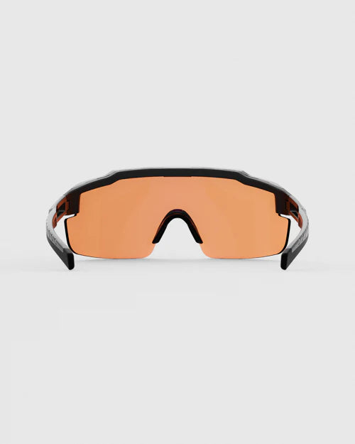 Ranger SuperShot - Black Frame & 3 Lens Magnetic Kit with orange lenses, showcasing versatile eyewear for shooting enthusiasts.