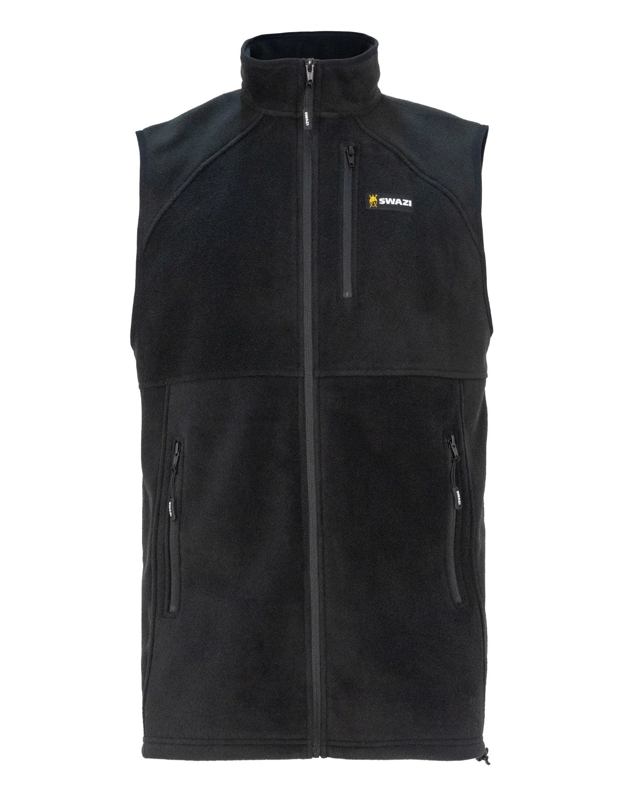 Swazi Sherpa Vest | Warm, Versatile Fleece Gilet with multiple YKK® zippered pockets, full front zip, and adjustable hem for optimal fit and functionality.