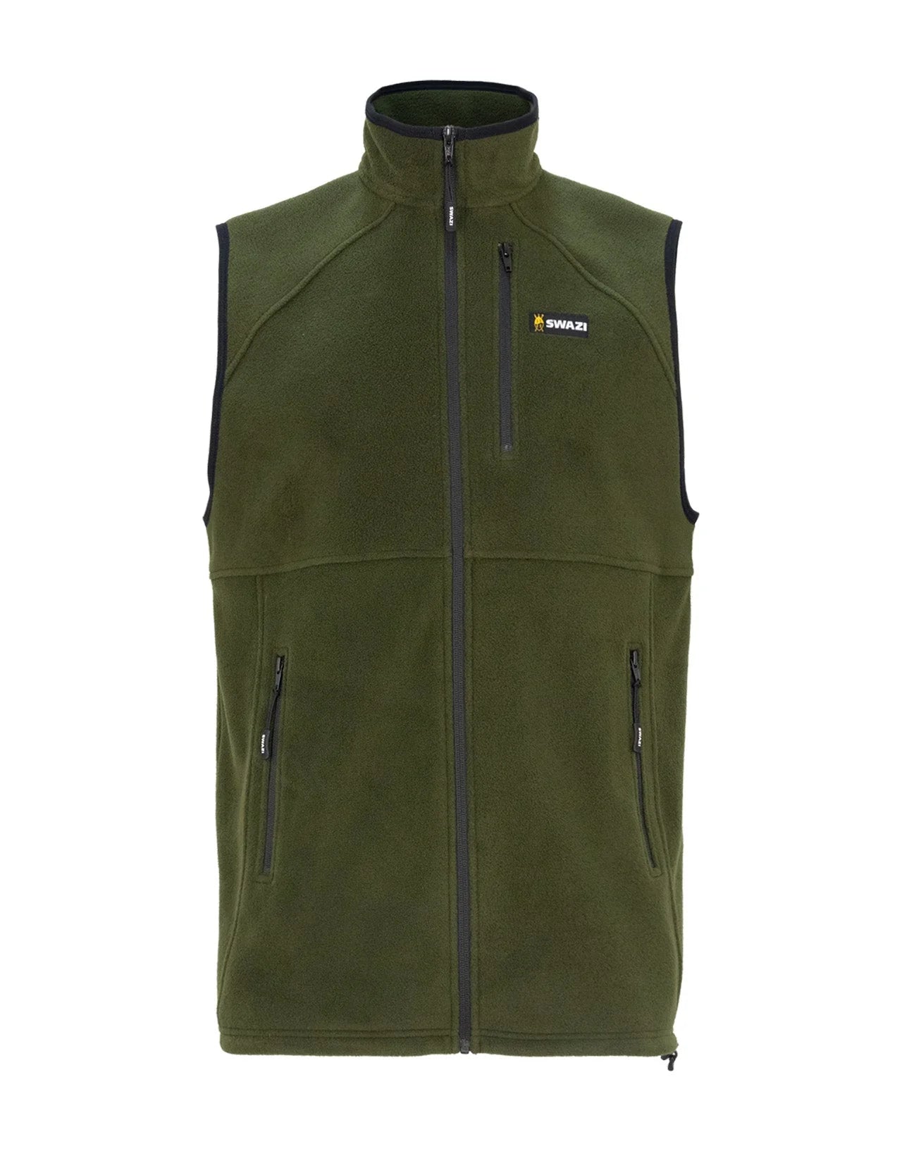 Swazi Sherpa Vest | Warm, Versatile Fleece Gilet with zippers, large pockets, and a cosy fleece collar, ideal for carrying essentials and layering comfortably.