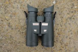 Steiner Ranger 8x42 binoculars on a stone surface, showcasing its robust design ideal for outdoor adventures.