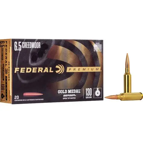 6.5 Creedmoor 130g Gold Medal Match AR Hybrid