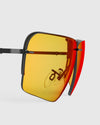 Ranger Edge Lens sunglasses with yellow lenses, part of the RIACT A.I & Claysight collection, featuring a stylish, modern design suitable for various activities.