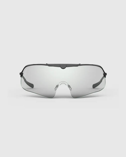 Ranger Falcon Pro Frame | Black safety glasses with sporty lens shape, soft silicone nose pads, and CombatCoat™ finish for enhanced durability and expanded field of view.