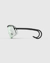 Ranger Falcon Pro Frame | Black safety glasses featuring a sporty lens shape, soft silicone nose pads, and CombatCoat™ finish for enhanced durability and comfort.