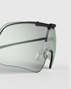 Close-up of Ranger Falcon Lens sunglasses, showcasing the sleek design and advanced features like RIACT A.I & Claysight technology.