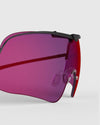 Close-up of Ranger Falcon Lens sunglasses, featuring sleek design and advanced RIACT A.I & Claysight technology, ideal for various lighting conditions.