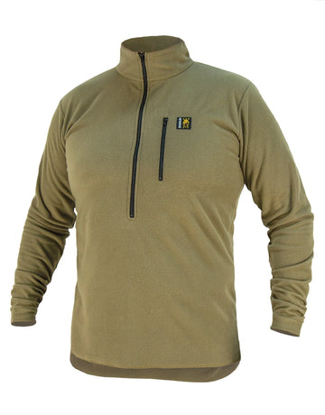 Swazi Micro Shirt, a warm, breathable fleece jumper with YKK® zipper and large pockets, ideal for comfort and practicality.