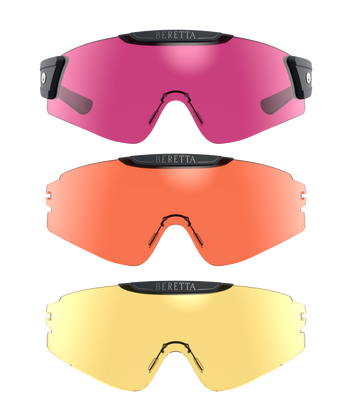 Intermask Shooting Glasses Yellow,Magenta & Orange