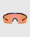 Ranger SuperShot - Black Frame & 3 Lens Magnetic Kit featuring sleek sunglasses with interchangeable lenses for optimal clarity in shooting conditions.