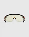 Ranger SuperShot - Crimson Frame & 3 Lens Magnetic Kit, featuring safety goggles with versatile magnetic interchangeable lenses for optimal clarity in various shooting conditions.
