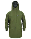 Swazi Tahr Ultralite Jacket, a lightweight, waterproof hunting jacket with a hood, zippers, and adjustable features for enhanced protection and comfort.