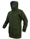Swazi Wapiti XP Men's Hunting Jacket, featuring a zip-off hood, water-resistant zippers, and multiple pockets, designed for waterproof and breathable outdoor performance.