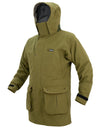 Swazi Wapiti XP Men's Hunting Jacket, featuring a hood, hand warmer pockets, and a 2-way YKK zip, ideal for rugged outdoor conditions.