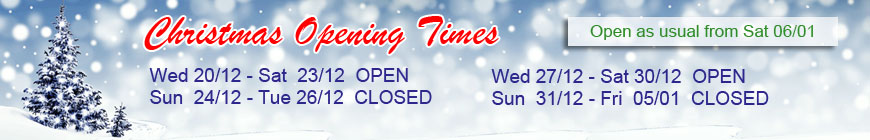 Driven Sporting Christmas Opening Times